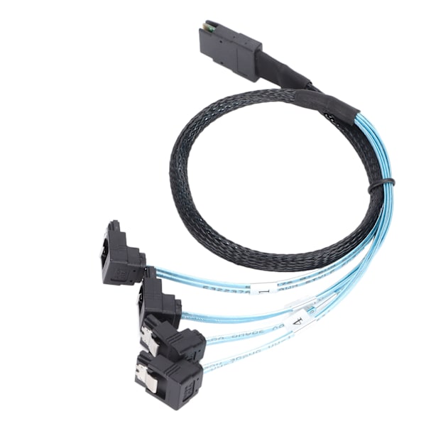 Mini SAS 36PIN-kaapeli Muovi Kestävä 12Gbps Nopea ja vakaa suorituskyky Mini SAS 4 SATA-kaapeli