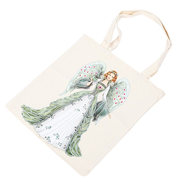 DIY Diamant Maleri Indkøbstaske Rhinestones Maleri Tote Taske med Håndtag Værktøjssæt BB011