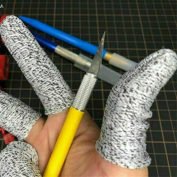 【NX】5-pack Skärskyddshandskar, resistenta fingerskyddshandskar N