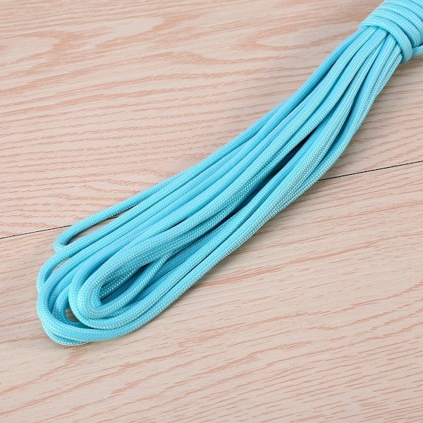 Erittäin vahva 9-säikeinen laskuvarjonaru rannekoru Shine Paracord 550 Luminous 25FT DIY Paracord-köysi