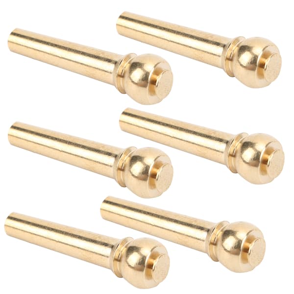 6 stk. Bridge Pin Universal String Peg Kobbertilbehørserstatning Kompatibel med akustisk folkeguitar