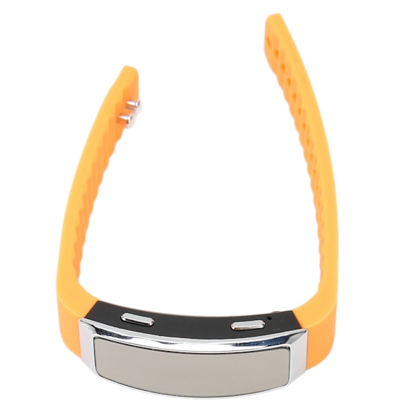 Diktafonklocka HD Brusreducering Röstaktiverad Uppladdningsbar Musikspelare Diktafon Armband för Klassmöte Orange 32GB