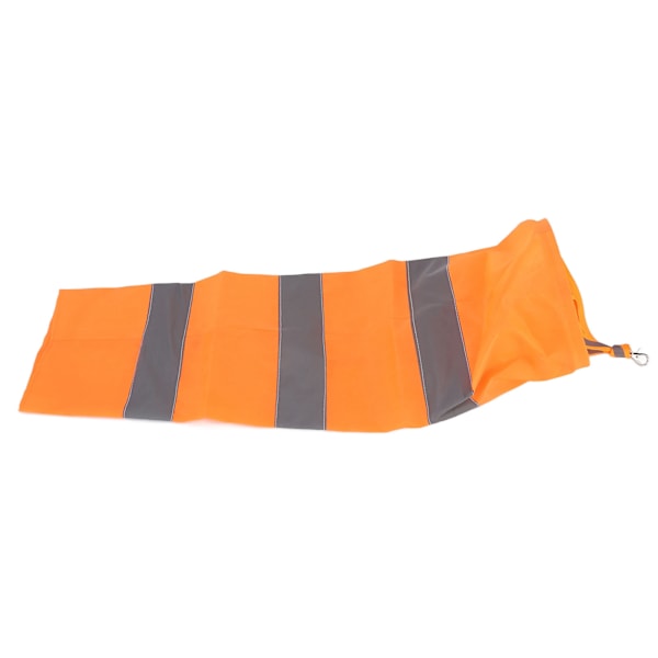 Reflekterande väder vindstrumpa vindriktningsindikator för utomhusflygplats Farm Garden Parks Orange80CM