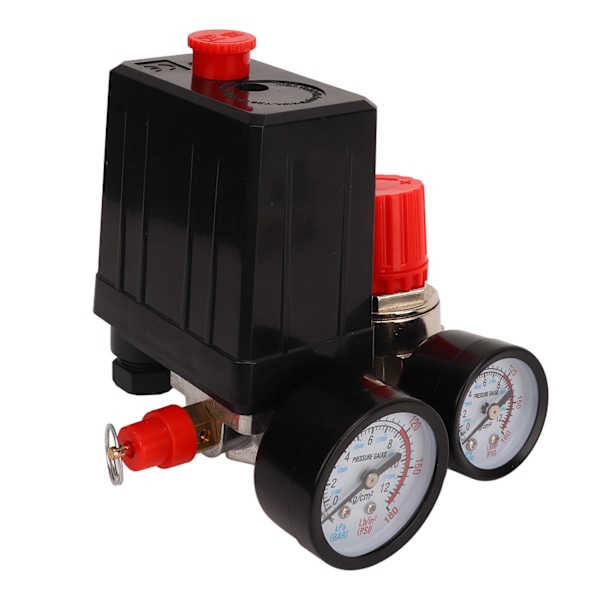 Luftkompressor trykkbryter 0~180PSI Union Kuleventilsett Reservedeler Tilbehør