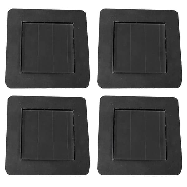 2 STK/4 STK Solcellelampe Erstatning Top Firkantet Solpanel Top Erstatning jy B 4PCS