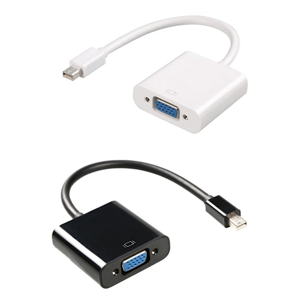 Mini DisplayPort till VGA-adapterkabel DP till VGA-konverteringslinjestöd Mini DisplayPort v1.2