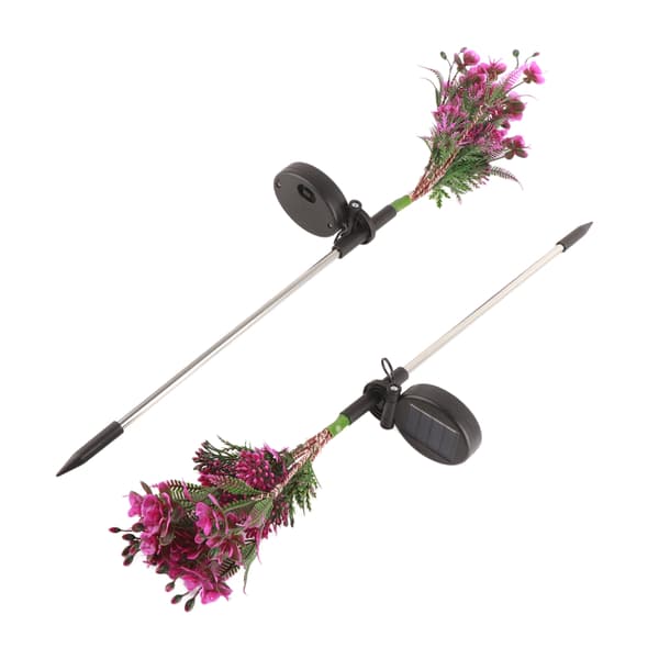 Utendørs lysende Phalaenopsis Ground Insert Dekorative plen Solar Blomsterlys