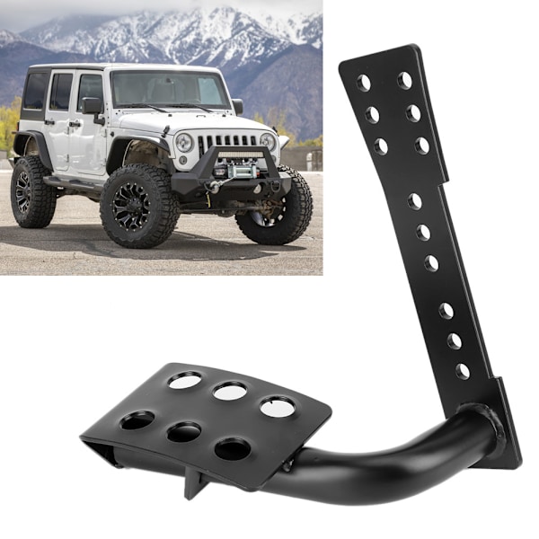 Auton metallipedaali Vasemmanpuoleisen sivujalkatuen koristelu Tarvikkeet sopivat Jeep Wrangler JK 2008-2017