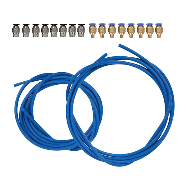 3D-tulostin PTFE-putki PC4‑M6 PC4‑M10 pneumaattiset liittimet Creality Ender 3:lle