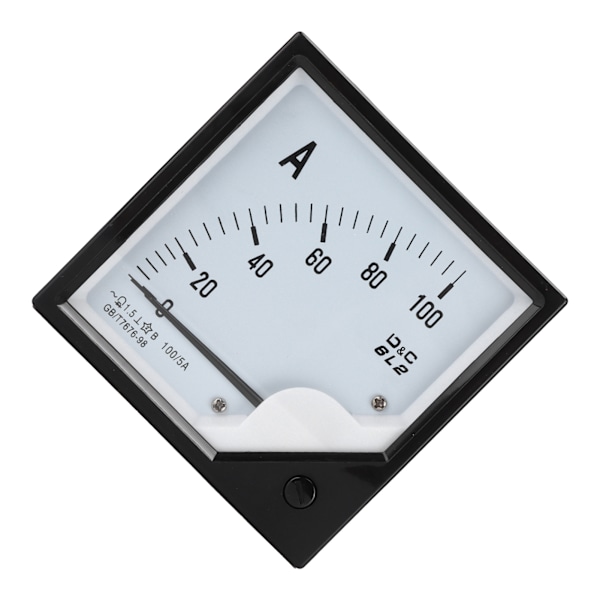6L2 100A/5A analog panel Amperemeter Mätare Pekare Strömmätare för kemisk industri
