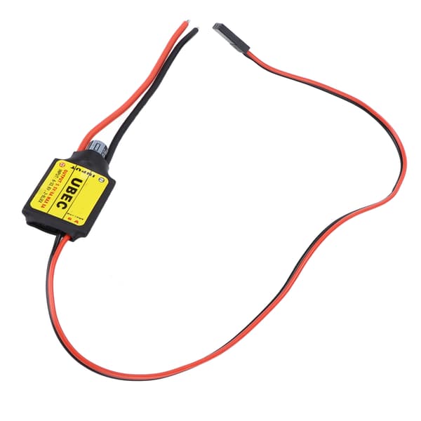 RC Flygplan ESC 6A Stabil Effektiv Snabb Hastighet Reducerar Värme Skyddfunktion RC Flygplan Tillbehör 5.5V
