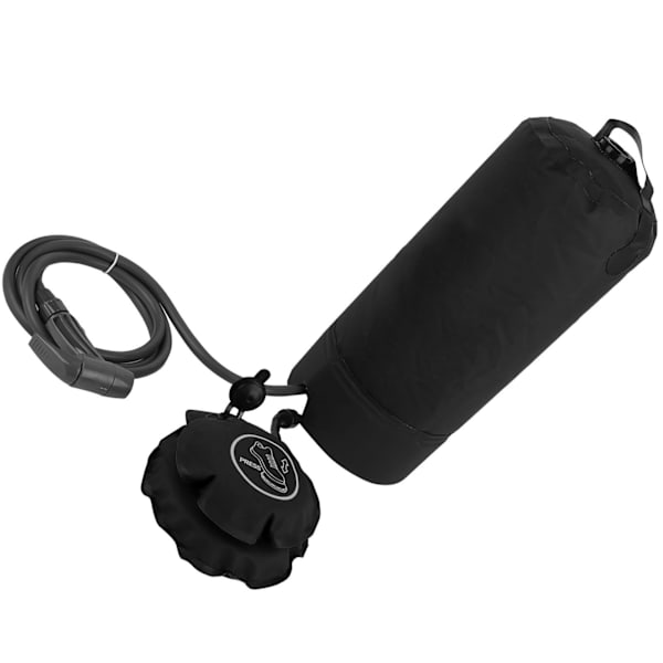 Utomhus 11L Duschväska Set Camping Vandring Bärbar Badväska med Duschhuvud TubeBlack