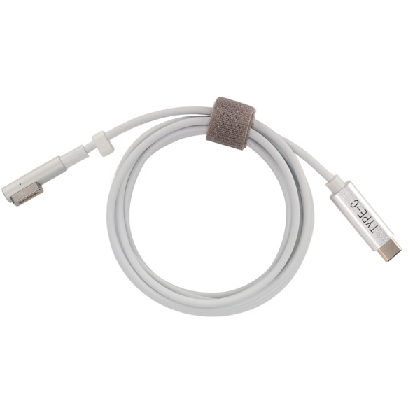 Type-C magneettiseen T:lle Macbook Type-C uros Magsafe 2 45W PD pikalataus PVC-latauskaapeli Ensimmäinen sukupolvi