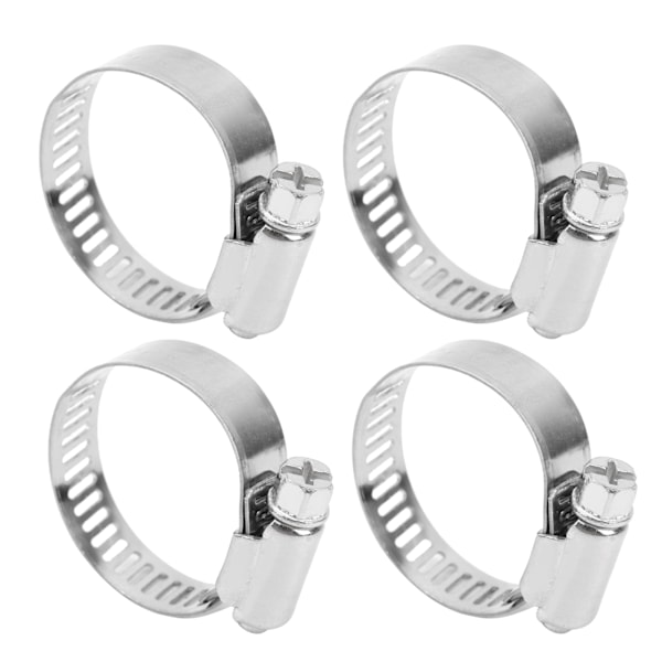 100 kpl 18-32 mm letkun kiinnittimiä ruostumattomasta teräksestä ristipääruuvikiinnitteellä, leveys 10 mm