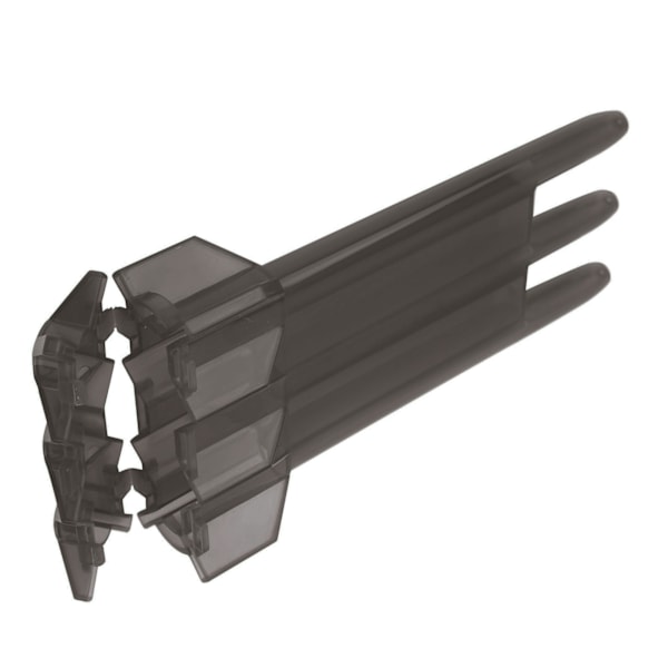 Universal Portabel Dart Box ABS-fodral 3-hylsa Förvaring W/Aluminium Legering Hang Spänne Svart