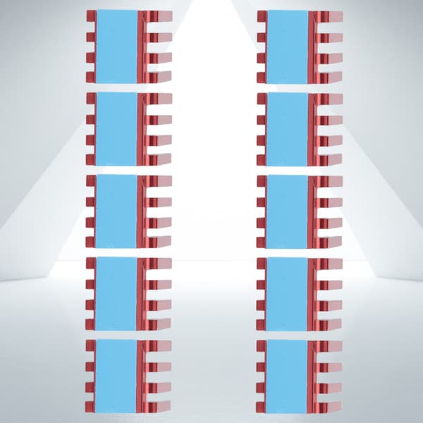 10 stk/sett kjøleribbe for stepper motordriver for 3D-printer TMC2100/TMC2208 stepperdrift