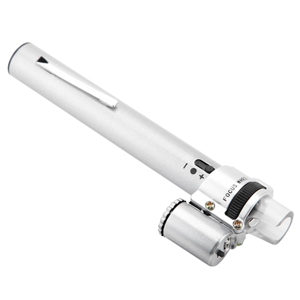 100X Mini LED Suurennuslasi Mikroskooppi Kultaseppien Luppi Suurennuslasi Pussi