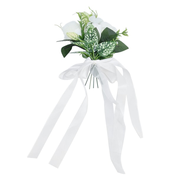 Bryllupsstol Dekorationer Kunstige Stol Blomster med Draperier til Fest Fotografering Bryllup
