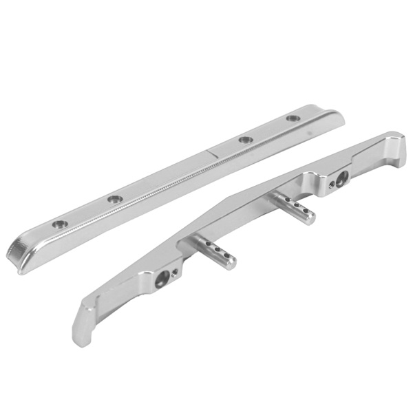 RC aluminiumlegering forreste bagkofanger til Axial SCX24 90081 1/24 RC bilopgraderingsdele Sølv