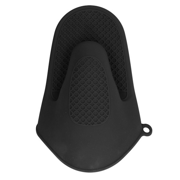 2 stk Ovn Handsker Mini Silikon Tyk Anti-Skoldning Madlavning Klemme Handsker til Køkken Sort