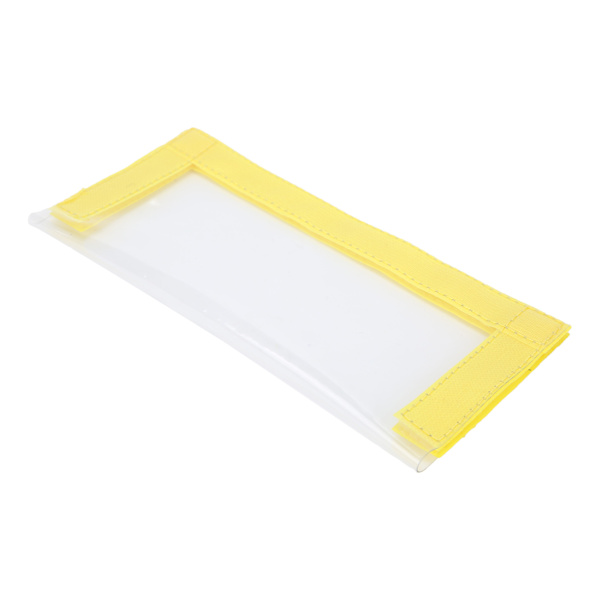 Fiskekrokbeskyttelse Slitesterk oppbevaringsveske for agn Gjennomsiktig Nylon Lure Protection Wrap for FishermanYellow L