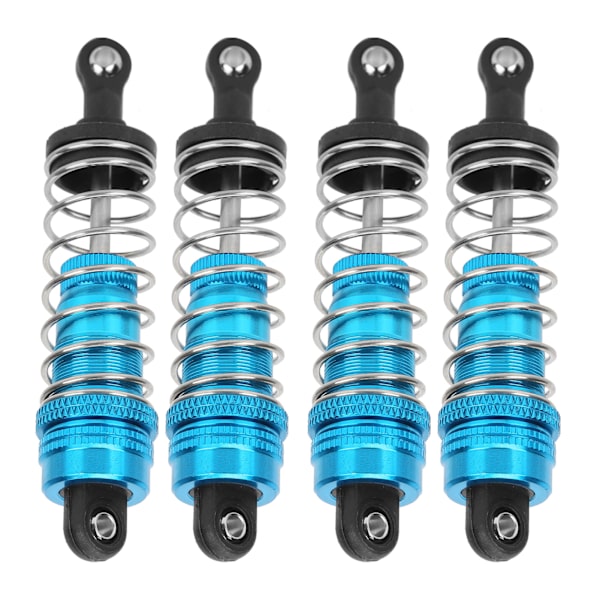 4st RC metallstötdämparsats för MN86 MN86S MN86K MN86KS 1/12 RC CrawlersBlue