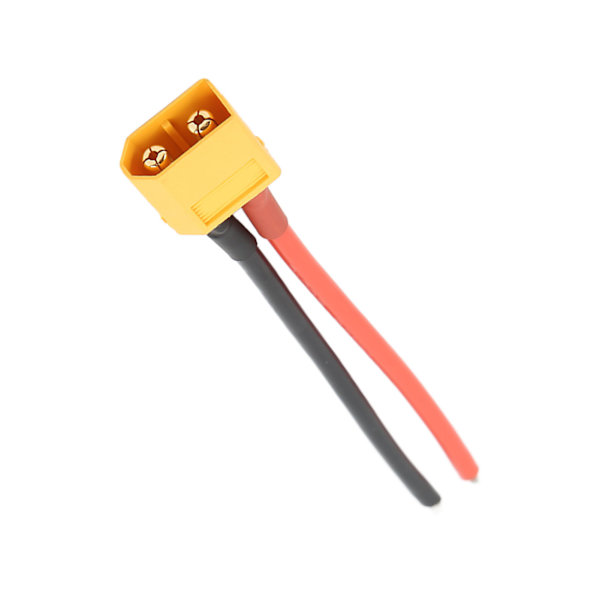 112mm XT60 Hannkontakt XT60 Batteri Hannkontakt Plugg med 14 AWG Silikontråd