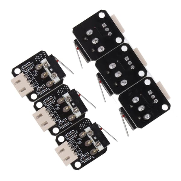 6 stk. Printer Endestopkontakt 3-benet N / ON / C Kontrol Holdbar Bedre Styrke 3D Printer Dele
