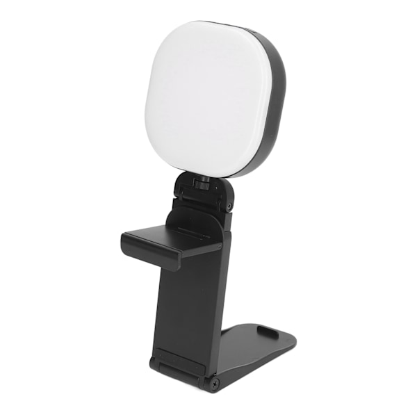 LED Klips-på Fylllys ABS 5 Lysmoduser Foldbar Mini Selfie Videokonferanselys for Datamaskin Bærbar PC Live Streaming Svart