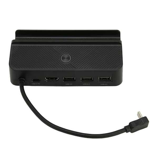 för Steam Deck Dockningsstation HD Multimedia Interface 2.0 4K 5 in 1 Hub Game Console Dockningsstation med RGB-ljus