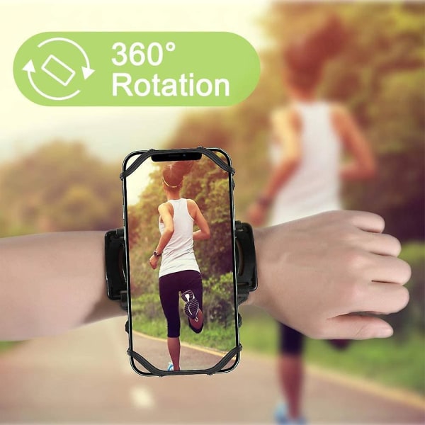 Juoksuvarsinauha, 360 astetta käännettävissä avaimenpidikkeellä puhelimen käsivarsinauha vaellukseen Pyöräilyyn Kävelyyn