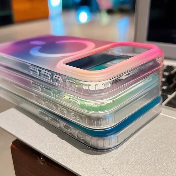 Kompatibel med iPhone 17 Pro Max Skal Ink Gen2 Gradient MagSafe PC Hybrid TPU Blå