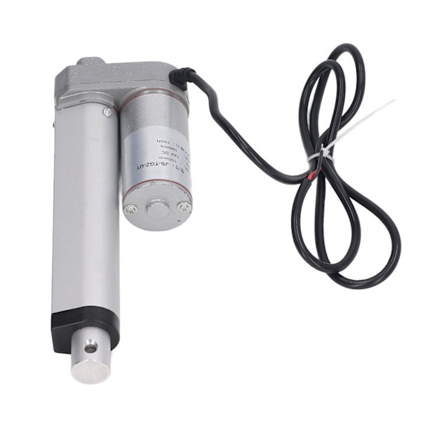 Mini lineaarinen sähköinen toimija 750N 100 mm 12V moottorin liikkeelle Ulos Maatalous Rata Robotit Kotiautomaatio Vain valkoinen toimija