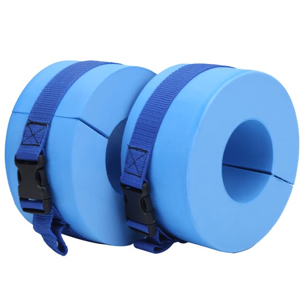 2st EVA simmanschetter Vattenaerobics Float Ring Anklar Armar Bälten med Quick Release Spänne