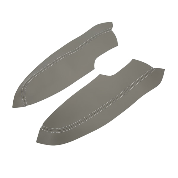 2st/set Mikrofiberläder framdörrpanel Armstödskåpa Skydd Antiskrapningsbyte för Civic 2005-2011Grå