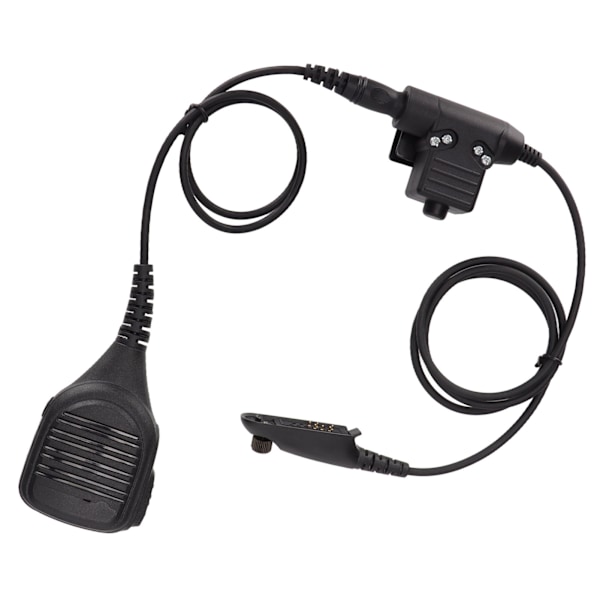 7,1 mm handhållen mikrofon Plug and Play Walkie Talkie Shoulder Mic med U94 PTT för MOTOROLA GP338 GP‑328 GP‑340 GP‑380