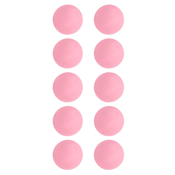 10 stk 65mm EVA Skum Golfballer Myke Skum Treningsballer for Golf Innendørs og Utendørs Trening Rosa