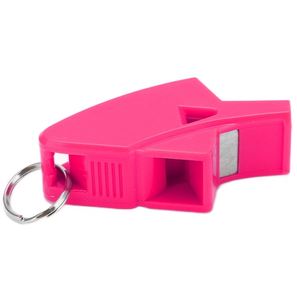 Referee Dolphin Whistle Robust Hållbar Rounding Crisp Portable Sound Whistle för tävlingarRose Red