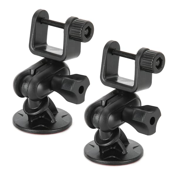 【NX】2 stk Mini Dash Camera Mount Bracket Dashboard Recorder Sugekopp 360 grader Justerbar Universal (US-formet hode)