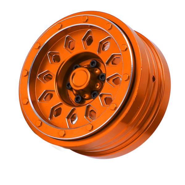 RC Hjulnav 2.9 tommer Aluminium Metall Hjulnav for Jeep JLU Wrangler 1/6 RC Crawler Bil Oransje