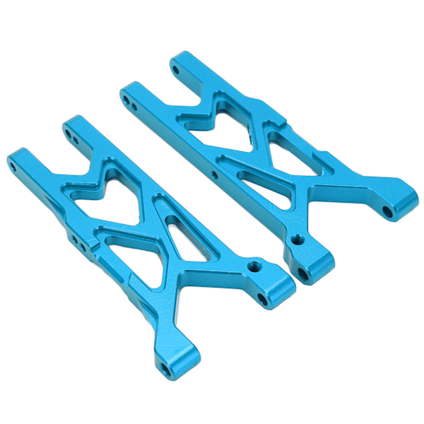 2 stk. forreste opphengsarmer Aluminiumlegering Erstatning forreste nedre arm for ARRMA 1/10 fjernstyrt bil Blå