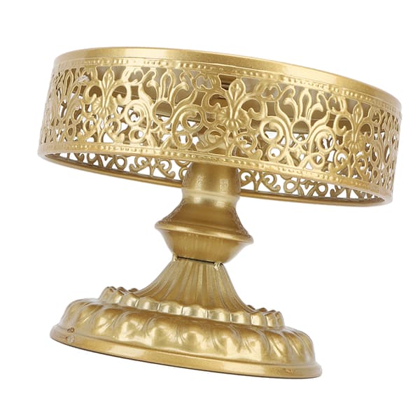 Dessertstativ Gullfarget Kakeholder Blondedesign Enkel Montering Rundt Godbitdisplay for Selskap S