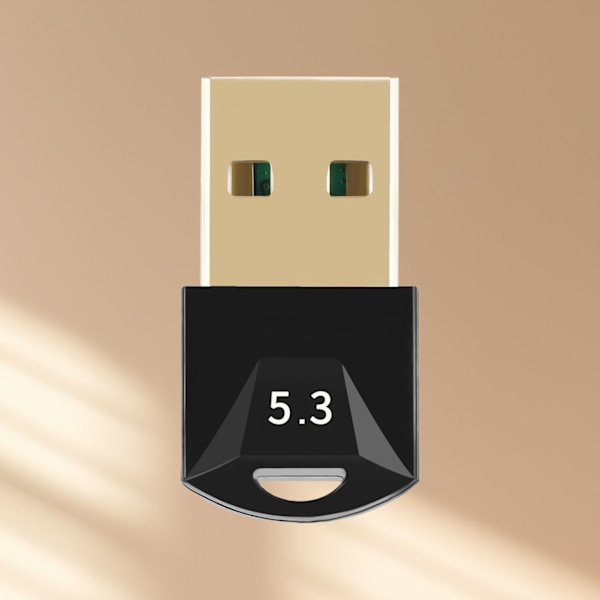 USB Bluetooth 5.3 -sovitin Nopeampi tiedonsiirto Bluetooth-dongle-vastaanotin laajemmalla kantama-alueella Windows 11 10 8.1:lle