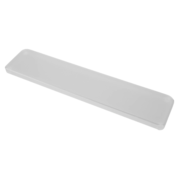 Tastatur Håndledsstøtte 0,4 til 0,6 tommer hældning Ergonomisk klar akryl Anti-slip tastatur Håndledsstøtte til bærbar computer med 87 taster