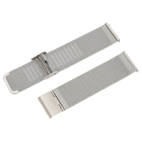 22 mm klokkearmbånd i rustfritt stål Mesh vevde klokkebånd Quick Release Watch Armbånd med universalspenne for Amazfit GTR 3 Sølv