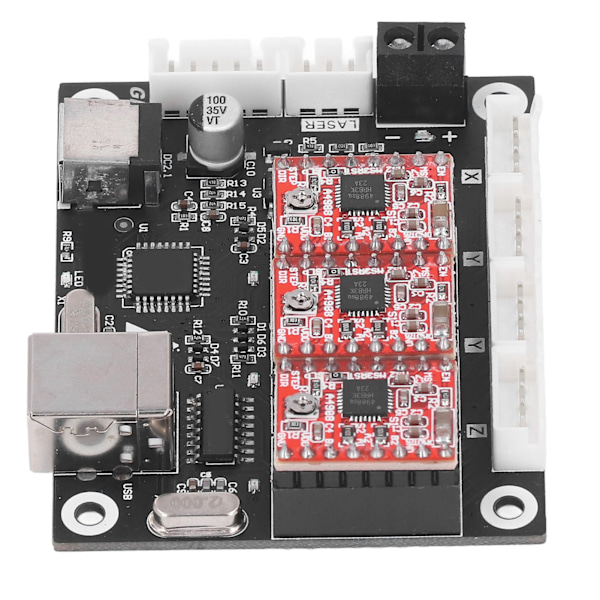 3-akset lasergraveringskontrollkort CNC-graveringsmaskin hovedkort med USB-grensesnitt