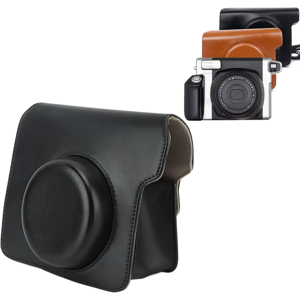 Case för Fujifilm Instax Wide 300 Instant Camera, Premium (svart)