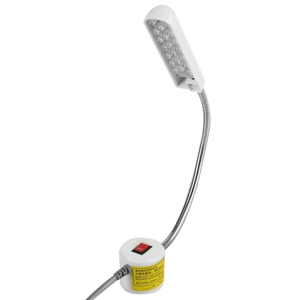 110V-250V LED-sylys med justerbar magnetisk base (#13)