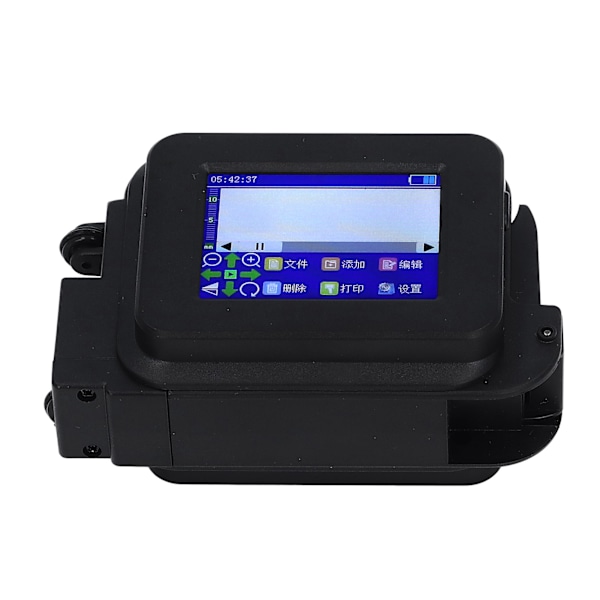 Håndholdt blækstråleprinter Bærbar Mini LED-berøringsskærm til etiket Produktionsdato QR-kode Flersproget 100‑240V US-stik