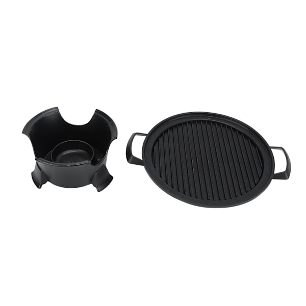 Bærbar bordgrill Bærbar Hibachi-grill i støbt aluminium med non-stick bageplade til udendørs picniccamping